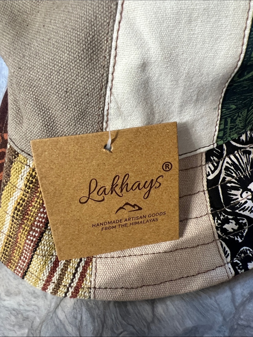 Kantha Bucket Hat - Multicolor - Picture 7 of 7